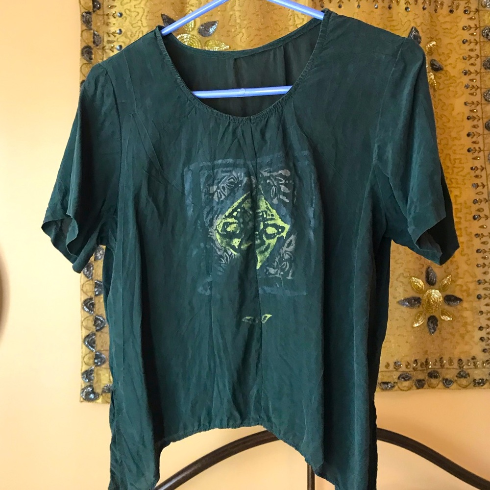 FREE w purchase - Silk Flowy Crop Top